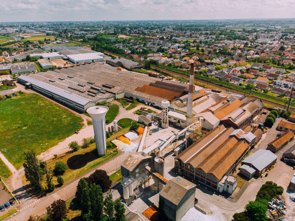 Vue aérienne de Duralex Scop SA